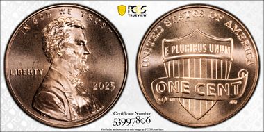 2025 1C Shield MS67RD