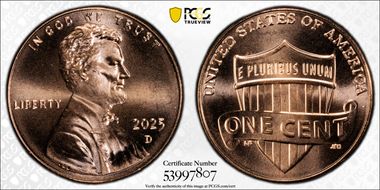 2025-D 1C Shield MS67RD