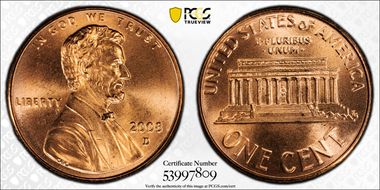 2008-D 1C Satin Finish SP68RD