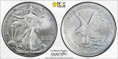 2025-W $1 Burnished Silver Eagle SP70