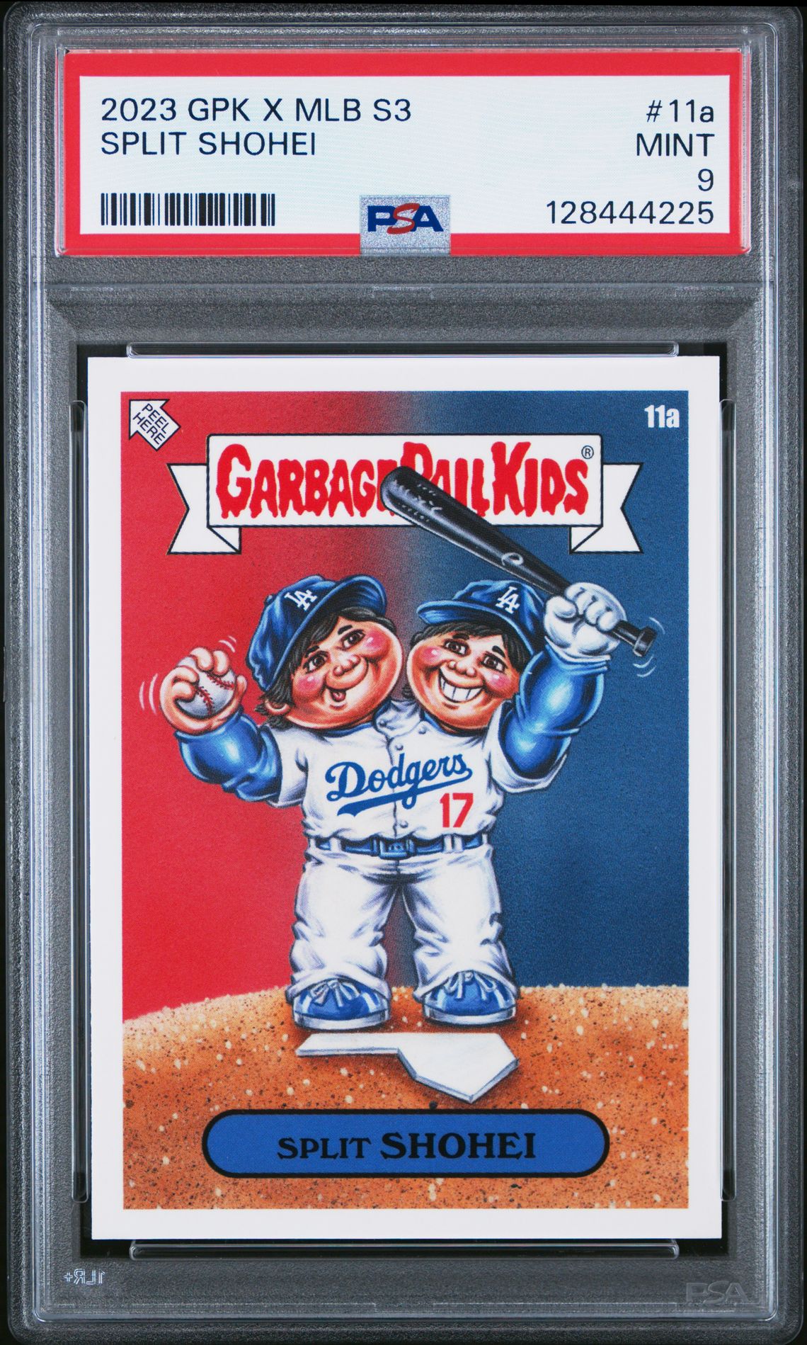 2023 Topps TOPPS GARBAGE PAIL KIDS X MLB SERIES 3 #11A Split Shohei front