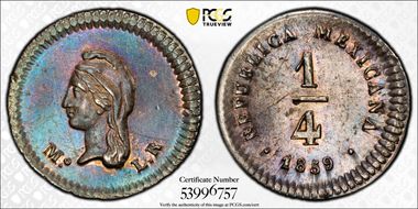 1859-Mo LR 1/4 R KM-368.6  Ag N1