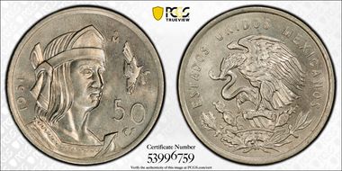 1951-Mo 50C KM-449 MS65