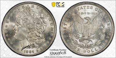 1884-O $1 MS64