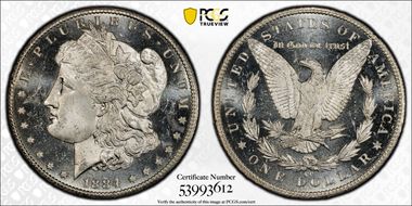 1884-CC $1 MS64DMPL