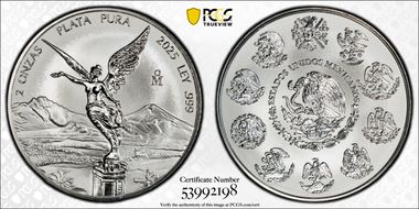 2025-Mo 2 Onza Libertad Ag Rev PR PR70