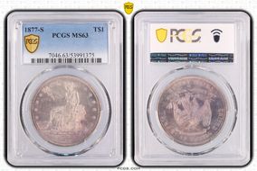 1877-S T$1 MS63