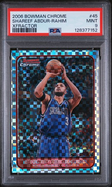 2006 Bowman Bowman Chrome Xfractor #45 Shareef Abdur-Rahim front