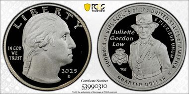 2025-S 25C Juliette Gordon Low Silver PR69DCAM
