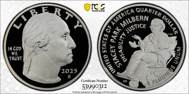 2025-S 25C Stacey Park Milbern Silver PR70DCAM