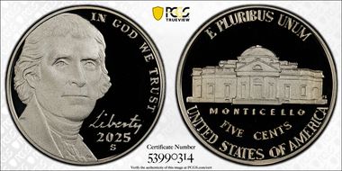 2025-S 5C PR70DCAM