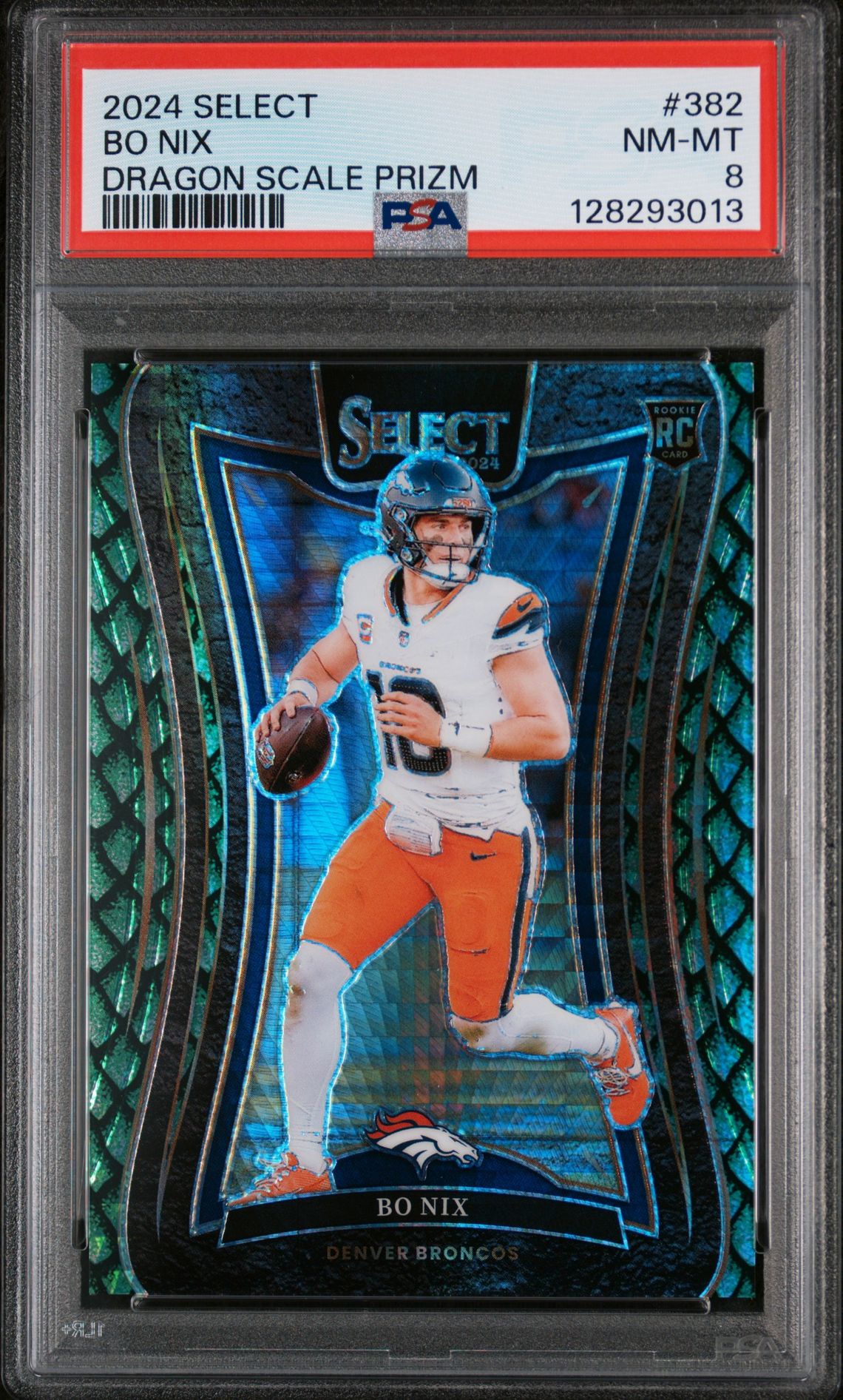 2024 Panini PANINI SELECT Blue #382 Bo Nix front