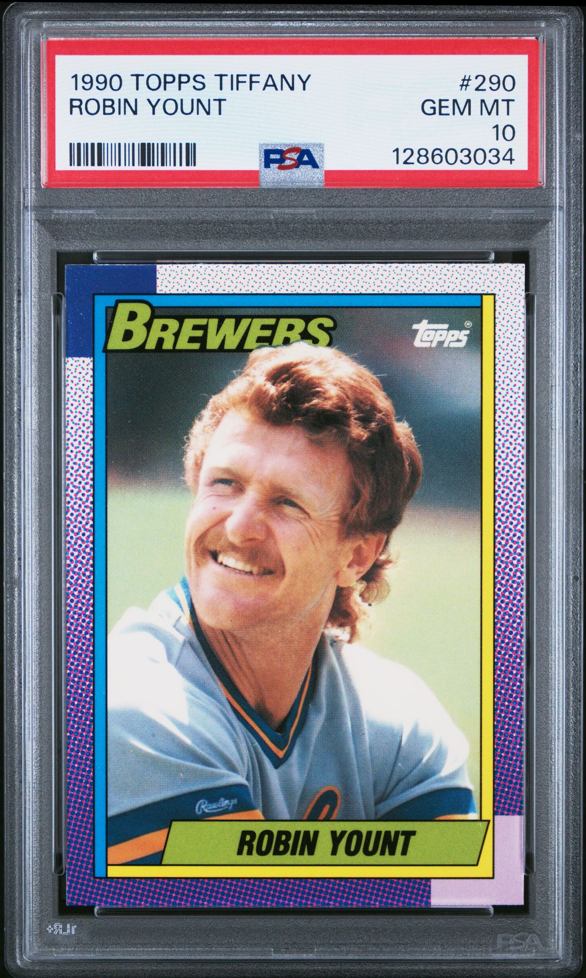 1990 Topps TOPPS TIFFANY #290 Robin Yount front