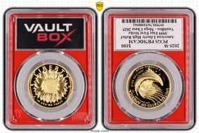 2025-W $100 American Liberty High Relief .9999 Fine First Strike PR70DCAM