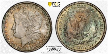 1888 $1 MS64