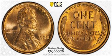 1935 1C MS66RD
