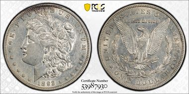 1892-S $1 XF45