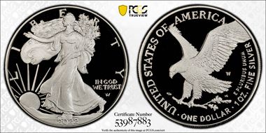 2022-W  $1 Silver Eagle PR69DCAM