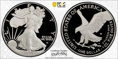 2024-W  $1 Silver Eagle PR69DCAM