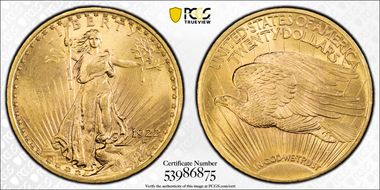 1922 $20 MS63