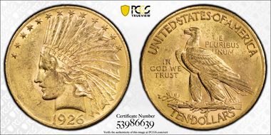 1926 $10 MS61