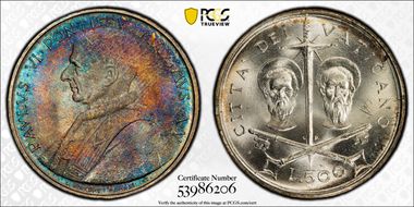 (1967) 500 L KM-99 Anno V MS67