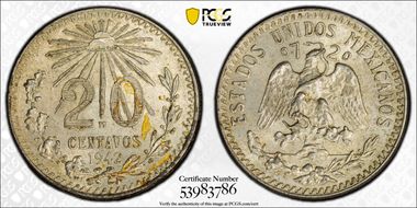 1942-M 20C KM-438  Ag N1