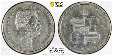 1883 50C Hawaii N1