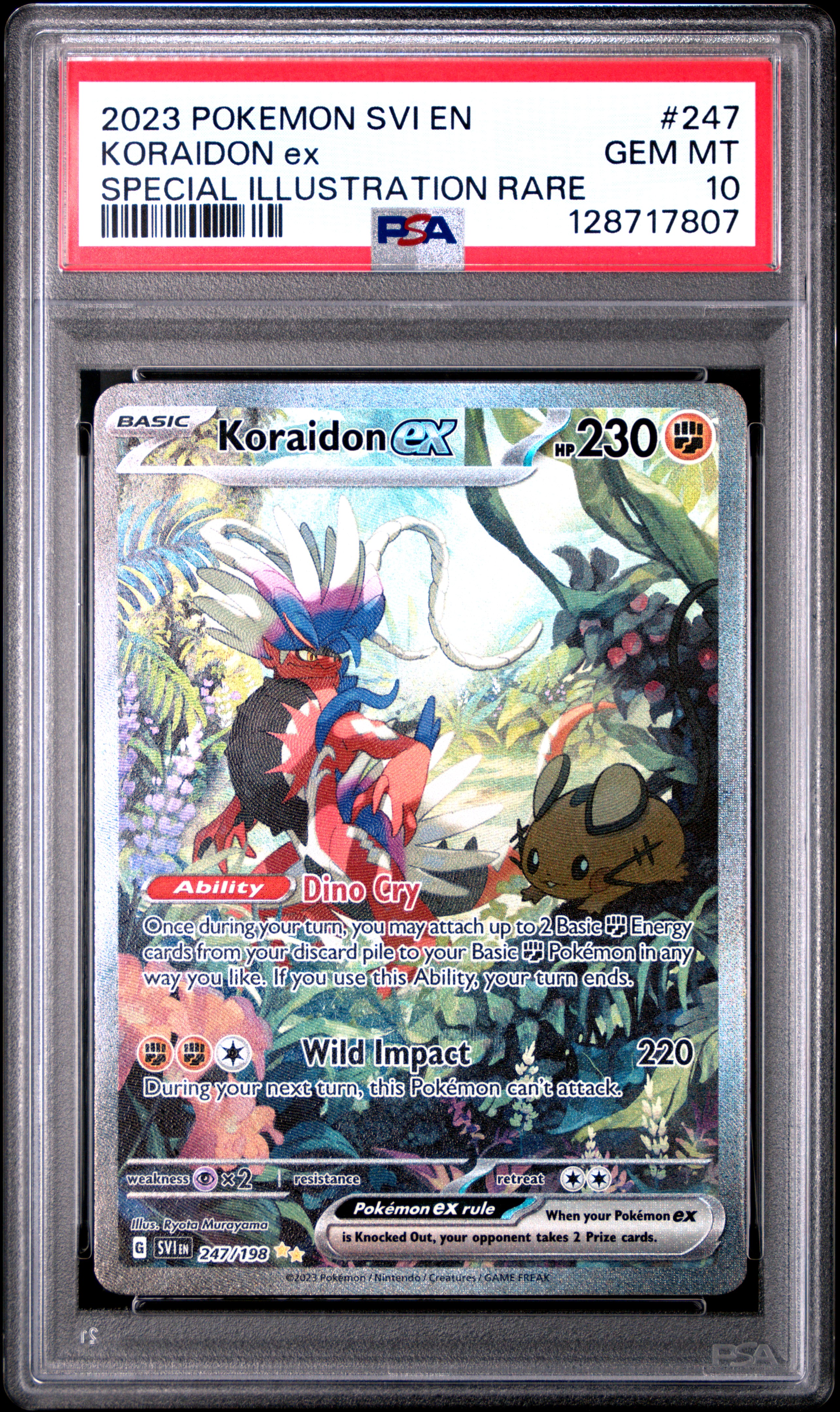 2023 #247 Koraidon EX PSA 10 Svi EN-Scarlet & Violet