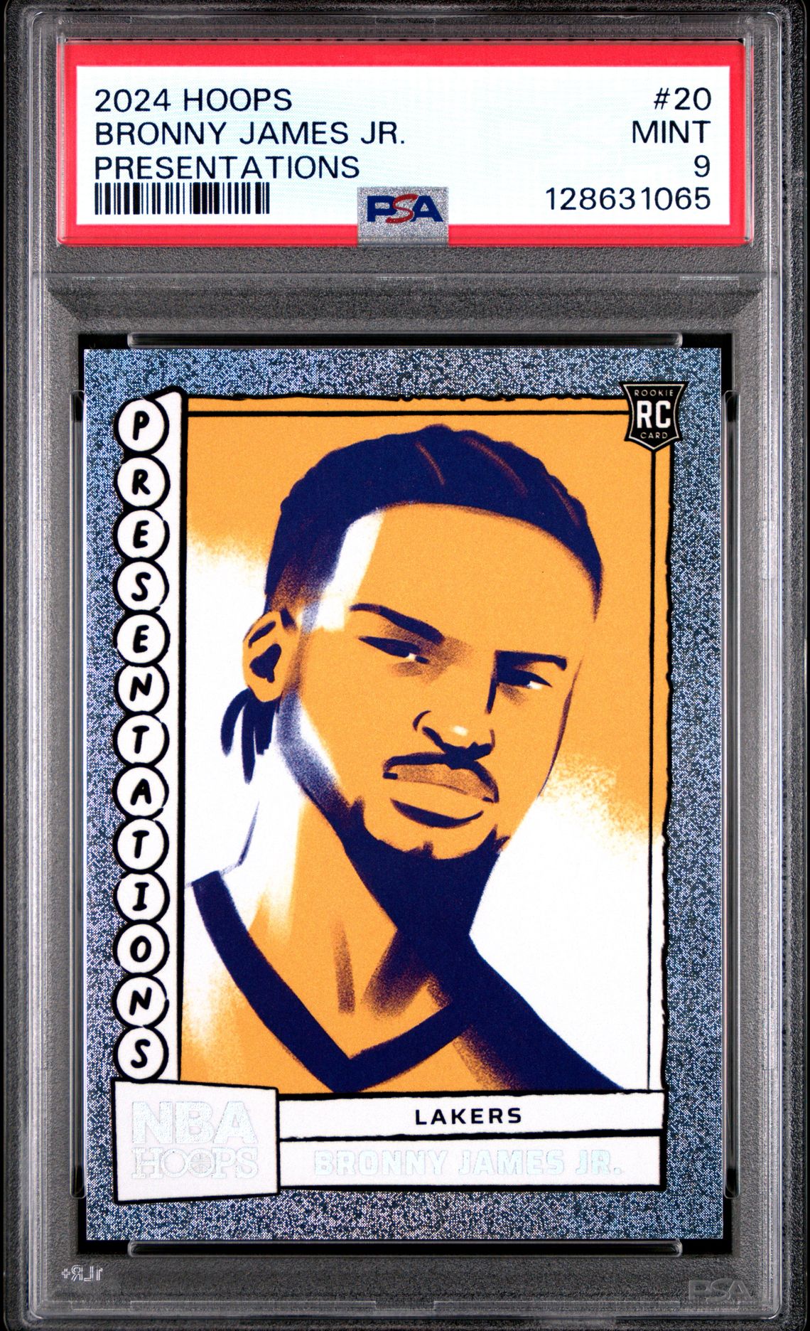2024 Panini PANINI NBA HOOPS PRESENTATIONS #20 Bronny James Jr. front