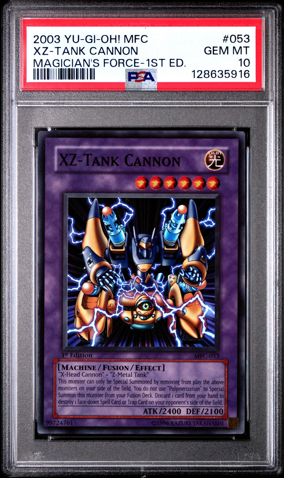 2003 Yu-Gi-Oh! YU-GI-OH! MFC-MAGICIAN'S FORCE 1ST ED. #053 Xz-Tank Cannon front