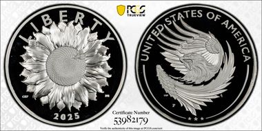 2025-P Medal American Liberty First Strike PR69DCAM