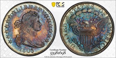 1803 50C Small 3 MS62+