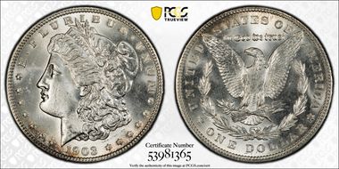 1903 $1 MS64