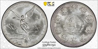 2000-Mo Onza Libertad Ag MS67