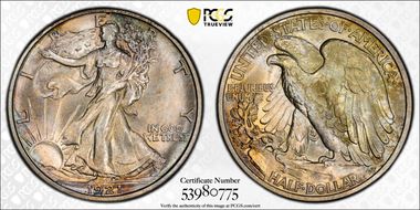 1921-S 50C MS65+