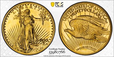 1910 $20 PR66