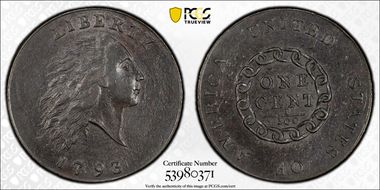 1793 1C Chain, S-2 MS62+ BN