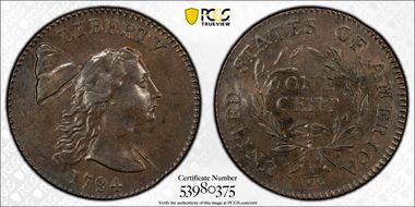 1794 1C Double Chin, S-18b MS63BN