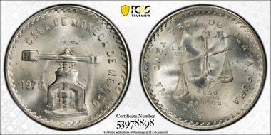 1978-Mo Onza KM-M49b.2 Type 2 MS65
