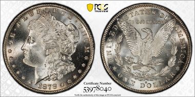 1878-S $1 MS66