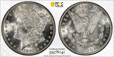 1880 $1 MS65