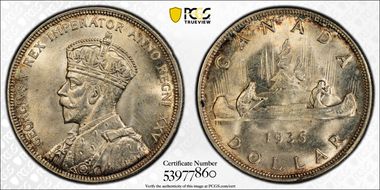1935 S$1 MS65