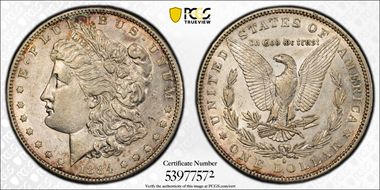 1884-S $1 AU50