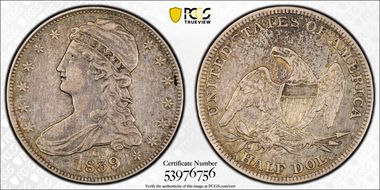 1839-O 50C XF40