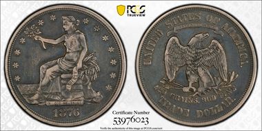 1876 T$1 VF30