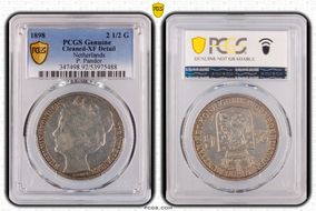 1898 2 1/2 G P. Pander KM-123 Ag N1