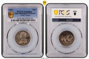1831 25C Large Letters N1