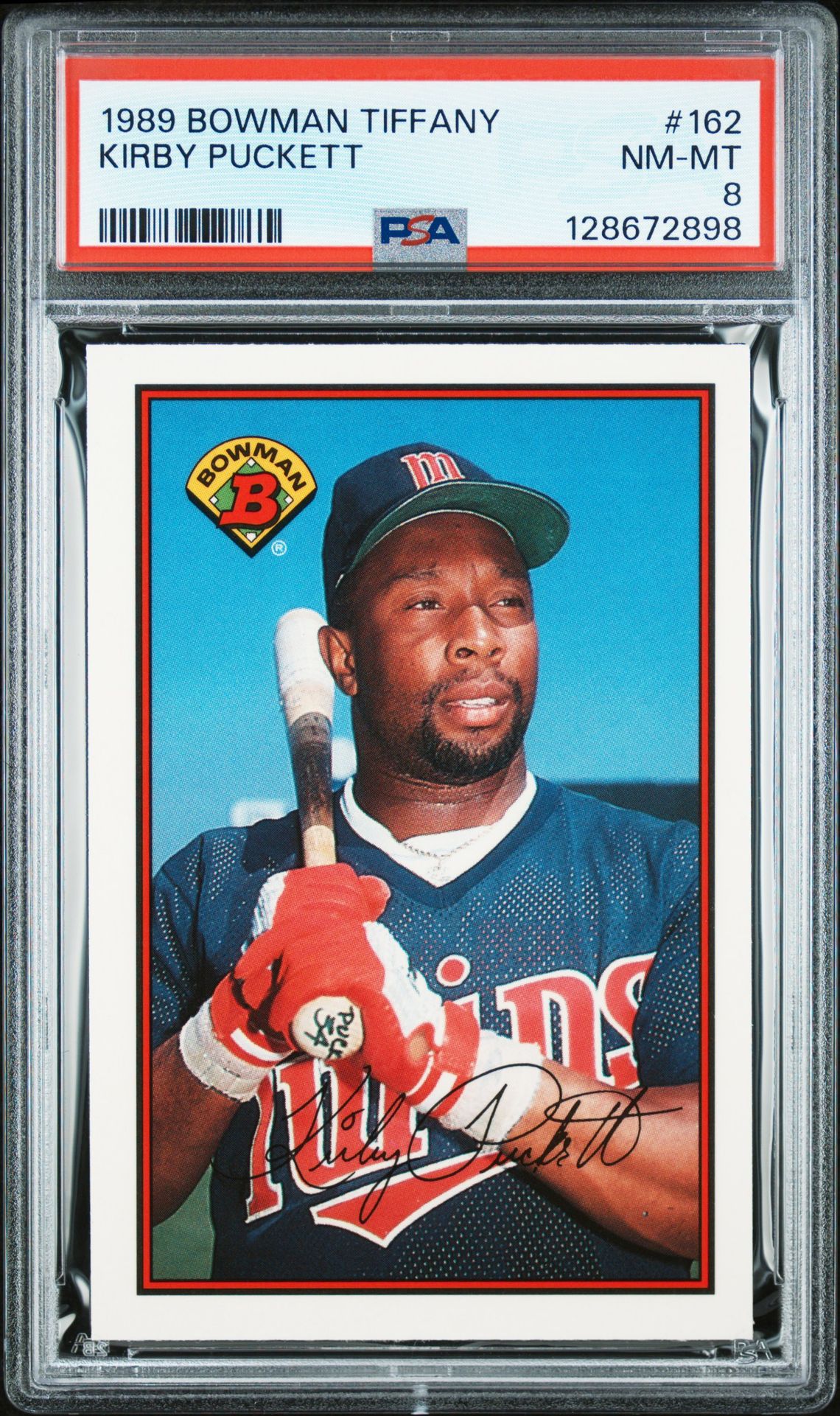 1989 Bowman BOWMAN TIFFANY #162 Kirby Puckett front