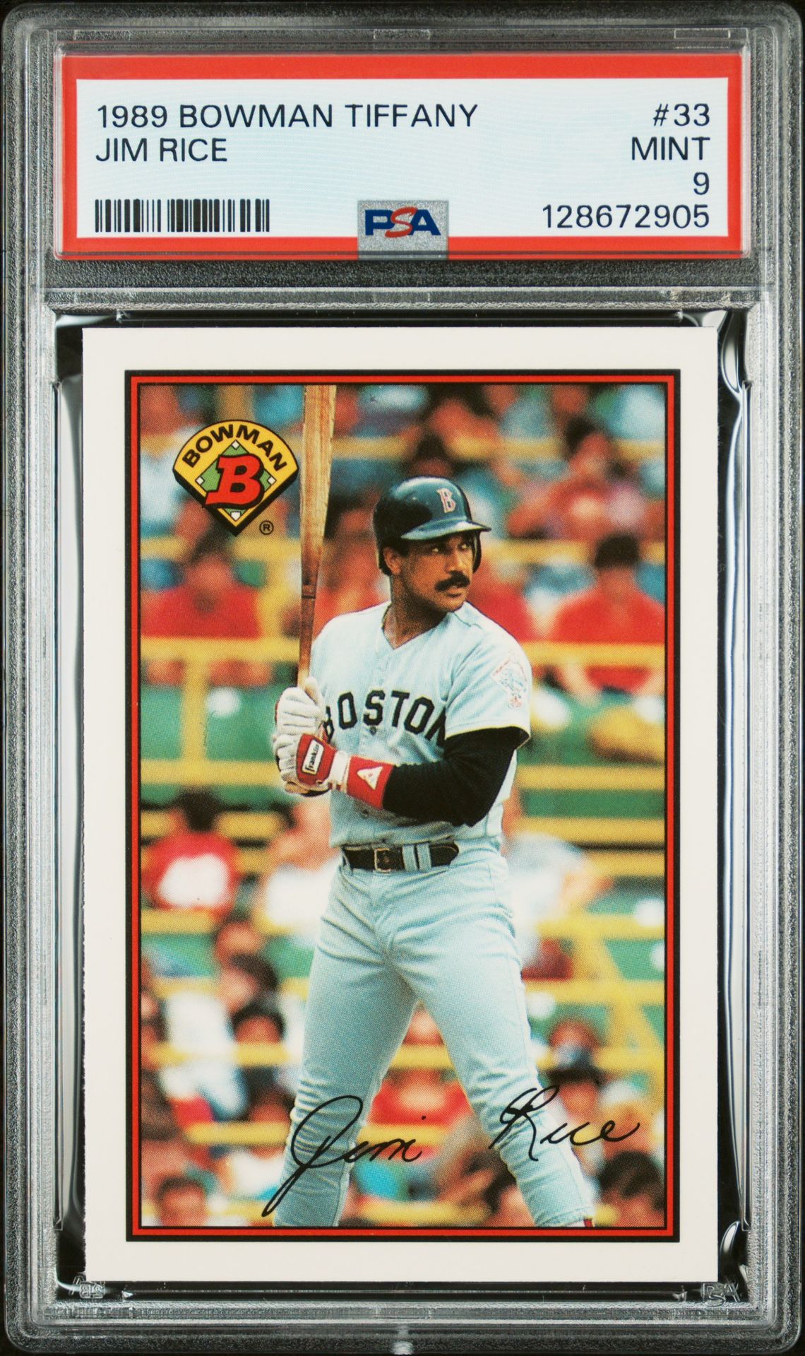 1989 Bowman BOWMAN TIFFANY #33 Jim Rice front